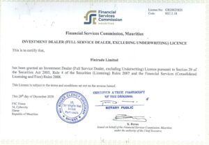 XMTradingの金融ライセンス（モーリシャス ライセンス番号GB20025835）｜Fintrade-License